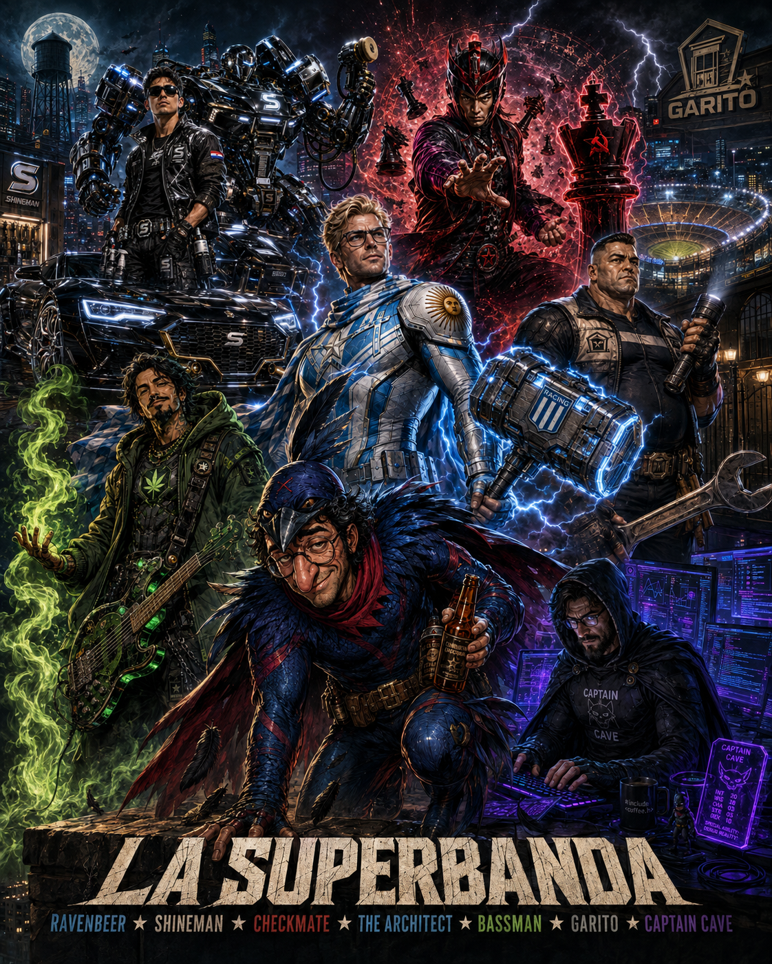 Portadas de la saga canon NIUPIVENGERS